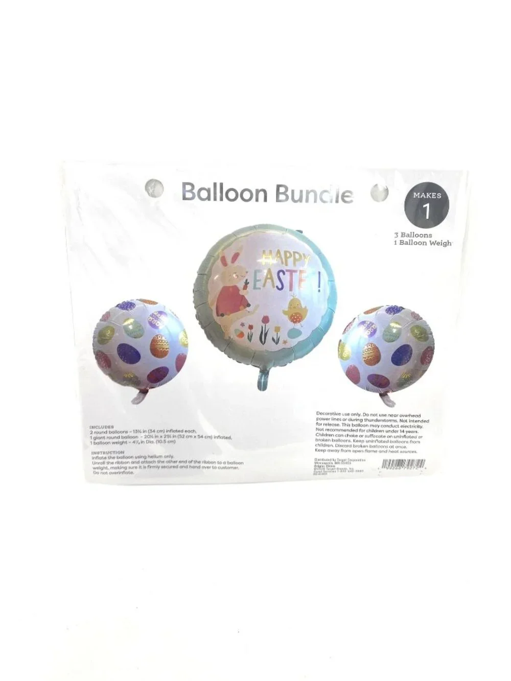 Target 3pc Easter Foil Balloon Spritz™ Decor Party Festive Decor